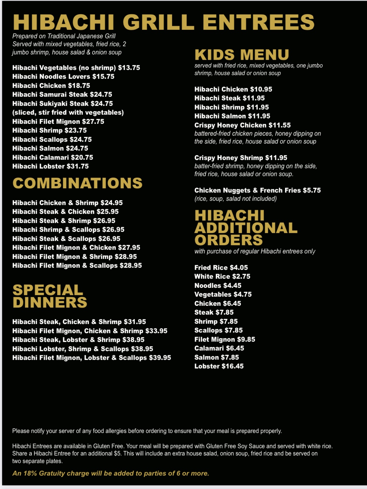 Menu Fujiquincyilmenu