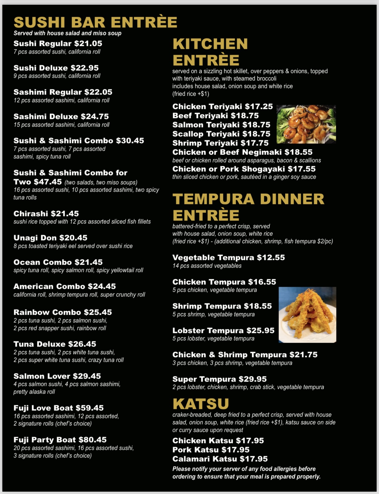 Menu Fujiquincyilmenu